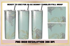 Abstract watercolor glitter 20oz Skinny Tumbler Sublimation Product Image 1