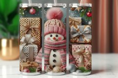 Tumbler Wrap 20 oz - snowman Product Image 1