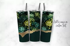 Cactus Plant 20 oz Straight Skinny Tumbler Sublimation PNG Product Image 2