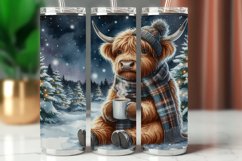 Tumbler Wrap 20 oz - highland cow Product Image 1