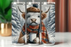 Tumbler Wrap 20 oz - highland cow Product Image 1