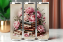 Tumbler Wrap 20 oz - floral book Product Image 1