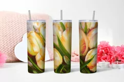 Tulip tumbler sublimation designs, Tulip sublimation Product Image 5