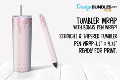 Wedding Glitter Sublimation Tumbler Product Image 1