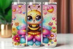 Tumbler Wrap 20 oz - cute bee Product Image 1