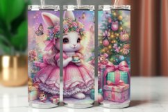 Tumbler Wrap 20 oz - christmas rabbit Product Image 1