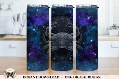 Premium Cancer Tumbler Wrap Sublimation PNG Product Image 1