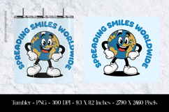 Smiles World Wild Tumbler Sublimation Design PNG Product Image 1