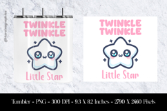 Twinkle Twinkle little Star Tumbler Sublimation Design Product Image 1