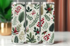 Tumbler Wrap 20 oz - christmas foliage Product Image 1
