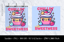 Chillin Sweetness Tumbler Sublimation Design PNG Product Image 1