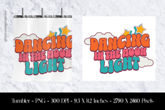 Dancing In Moon Light Tumbler Sublimation Design PNG Product Image 1