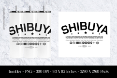 Shibuya Tumbler Sublimation Design PNG Product Image 1