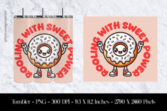 Rooling With Sweet Power Tumbler Sublimation Design PNG Product Image 1
