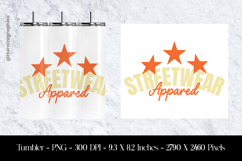 Streetwear Appared Tumbler Sublimation Design Product Image 1