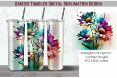 Daisy Tumbler | Digital Download | Sublimation Png Product Image 1