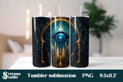 Tarot cards tumbler wrap | Magical tumbler design