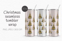 Christmas Tree Tumbler Sublimation | Seamless Tumbler Wrap Product Image 1