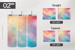 Rainbow Abstract Tumbler Wrap| Tumbler Sublimation Wrap Product Image 1