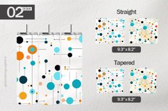 Abstract Pattern Tumbler Wrap| Tumbler Sublimation Wrap Desi Product Image 1