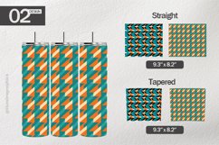 Flat Pattern Tumbler Wrap| Tumbler Sublimation Wrap Product Image 1