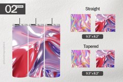 Pink Holographic Tumbler Wrap| Tumbler Sublimation Wrap Product Image 1