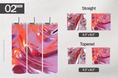 Pink Holographic Tumbler Wrap| Tumbler Sublimation Wrap Product Image 1