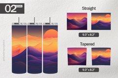 Grainy Gradients Tumbler Wrap| Tumbler Sublimation Wrap Product Image 1