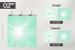 Abstract Emerald Tumbler Wrap| Tumbler Sublimation Wrap Product Image 1