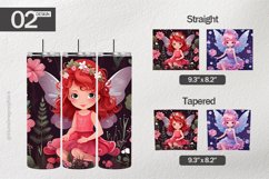 Cute Fairy Tumbler Wrap| Tumbler Sublimation Wrap Product Image 1