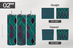 Geometric Tumbler Wrap| Tumbler Sublimation Wrap Product Image 1