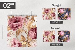 Cooper Glam Tumbler Wrap| Tumbler Sublimation Wrap Product Image 1