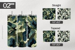 Camouflage Tumbler Wrap| Tumbler Sublimation Wrap Product Image 1