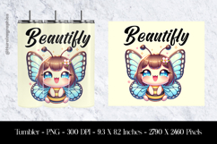 Beautifly Tumbler Sublimation Design PNG Product Image 1
