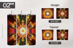 Light Radiating Tumbler Wrap| Tumbler Sublimation Wrap Product Image 1