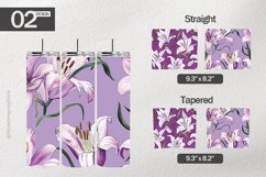 Easter Lilies Tumbler Wrap| Tumbler Sublimation Wrap Product Image 1