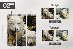 Wolves Tumbler Wrap| Tumbler Sublimation Wrap Product Image 1