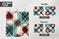 Plaid Pattern Tumbler Wrap| Tumbler Sublimation Wrap Product Image 1