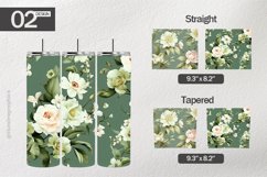 Blooming Flowers Tumbler Wrap| Tumbler Sublimation Wrap Product Image 1