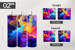 Fusion Hues Tumbler Wrap| Tumbler Sublimation Wrap Product Image 1