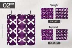 Purple Pattern Tumbler Wrap| Tumbler Sublimation Wrap Product Image 1