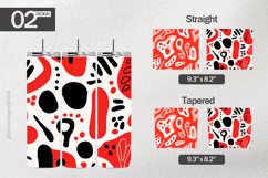 Red Abstract Tumbler Wrap| Tumbler Sublimation Wrap Product Image 1