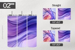 Abstract Purple Tumbler Wrap| Tumbler Sublimation Wrap Product Image 1