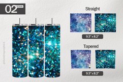 Cold Glitter Tumbler Wrap| Tumbler Sublimation Wrap Product Image 1