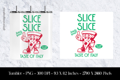 Slice Slice Pizza Power Tumbler Sublimation Design PNG Product Image 1
