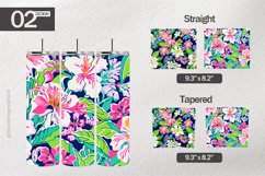 Pulitzer Marine Floral Tumbler Wrap| Tumbler Sublimation W Product Image 1