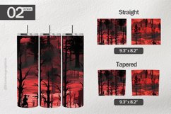 Red Forest Tumbler Wrap| Tumbler Sublimation Wrap Product Image 1