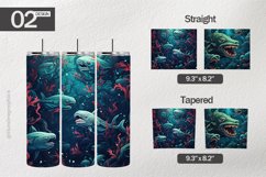 Underwater Fishes Tumbler Wrap| Tumbler Sublimation Wrap Product Image 1