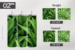 Aloevera Tumbler Wrap| Tumbler Sublimation Wrap Design Product Image 1