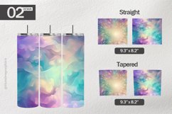 Psychedelic Gradient Tumbler Wrap| Tumbler Sublimation Wrap Product Image 1